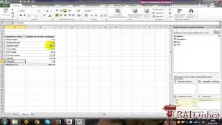 Autocad LT work with extraction data in Excel(part2) работа с извлеченными даными в AutoCAD LT