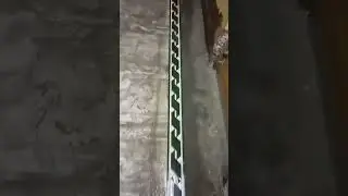 how to make install  a very nice green&white marble 3D boder design  #construction #tiles #nbmarble