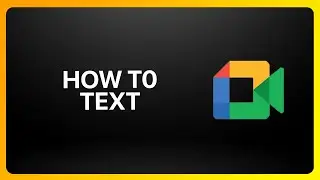 Учебное пособие по отправке текстовых сообщений в Google Meet