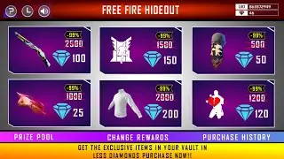 NEW HIDEOUT DISCOUNT EVENT | FREEFIRE HIDEOUT EVENT | FREEFIRE NEW EVENT | SPECIAL HIDEOUT EVENT |