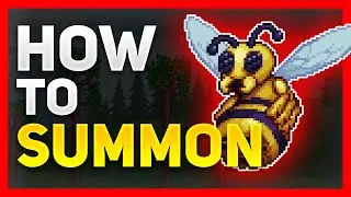 How To Summon The QUEEN BEE In Terraria!