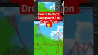 Dream Toon Jaisa Cartoon Background Banao Free Software ke saath | Pro Trick By Hindi Tooniverse