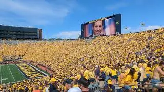 Michigan Football 2023 Hype Video and Fly over