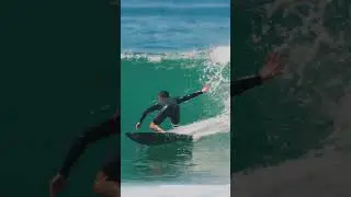 1 wave w/ Filipe Toledo at Lowers 💥 🔨 #MonsterEnergy #Surf