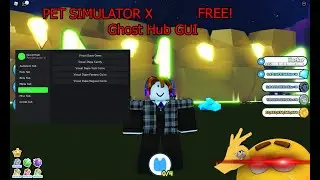 NEW Pet Simulator X Script GUI | Ghost Hub Gui | Epic Features! | Auto Farm, Infinite Gems, +More...