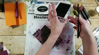 Double Z Halloween Card using Stampin' Up's Magic in this Night suite!