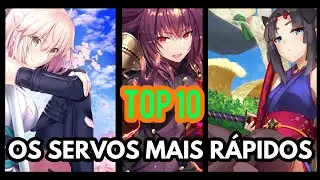 TOP 10 - OS 10 ESPÍRITOS HEROICOS MAS RÁPIDOS DO NASUVERSO - FATE-GO - FATEVERSO