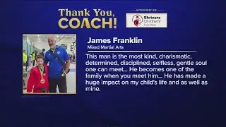 Thank you, Coach! Grandmaster James Franklin