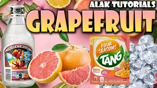 GRAPEFRUIT GIN Mix 4 Seasons + Cranberry | Alak Tutorials 217