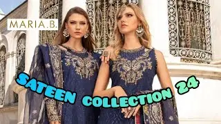Maria B new Unstitched SATEEN collection 24 #mariab