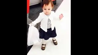 Baby Girl Learns How to Walk First Steps Baby Leaning Walking Little Vlog