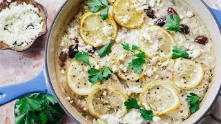 1-Pot Baked Fish With Lemon and Orzo Recipe