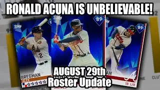 RONALD ACUNA IS UNBELIEVABLE NOW! August 29th Roster Update! - MLB The Show 19 Diamond Dynasty