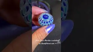 CRAZY Optics Glass Marble! 😍 Mind Boggling! #glassart