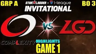 LGD vs COMPLEXITY - STARLADDER i-League Invitational - ROund 1, BO 3 - GAME 1  [ Highlights ]