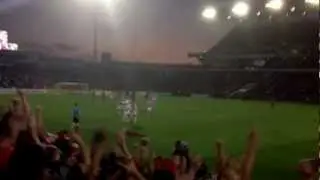 Wanderers 3 Jets 0 @ Hunter Stadium - 3rd goal celebration