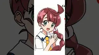How To Draw Cute Chibi Anime Girl/ How To Draw Cute Girl Step By Step/ How To Draw Easily #shorts