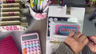 Cash stuffing $710 | Jan #2 paycheck | Variable expenses & sinking funds 