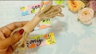 Only Rope + Foam board 🥰 | Aesthetic Wall Hanging DIY