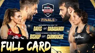 PFL World Tournament 9 2025 Finals Predictions & Betting Breakdown Rabadanov vs Davis