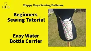 Easy Water Bottle Carrier Tutorial