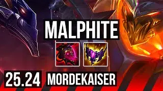 MALPHITE vs MORDEKAISER (TOP) | EUW Master | 25.24