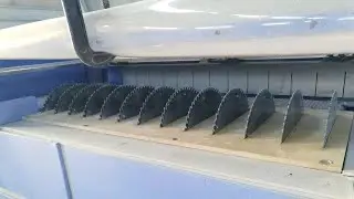 Pallet Block Cutting Saw/Installing Blades