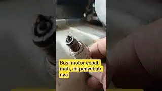 penyebab busi motor cepat mati #shorts #mekanikbengkel