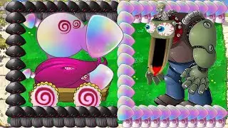 Hypno Gatling Pea X Hypno Shoom X Hypno Cob Cannon vs Zomboss vs Gargantuar - Plants vs Zombies Hack
