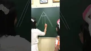 Swing Drawing Using Letter A  #youtubeshorts #shortsfeed #viralvideo #viral #reels #trendingshorts