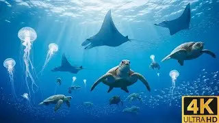 Secret Undersea World of Colorful Fish | Relaxing Ocean Life in 4K | Colorful Fish Beneath the Waves