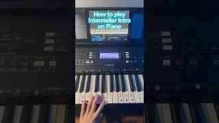 How to play Intro to Interstellar | Piano Tutorial #piano #pianotutorial #interstellar #easypiano