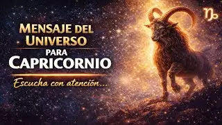 ♑ capricornio: el universo tiene un mensaje urgente para ti
