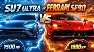 ¿Xiaomi destruyó a Ferrari? SU7 Ultra vs SF90  Deja a Ferrari en Quiebra! No lo Compres