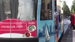 Amsterdam tram 12 leaving Van Baerlestraat