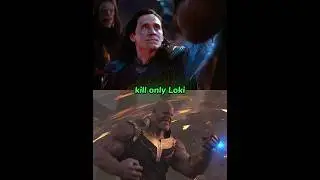 Why did Thanos kill only Loki&hellip;😨 #thanos #thor #loki #hulk #avengers #ironman #marvel #mcu #shorts