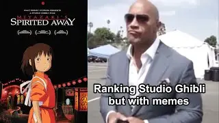 Ranking Studio Ghibli but with memes