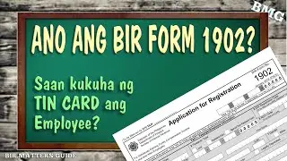 ANO ANG BIR FORM 1902?
