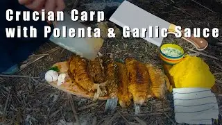 Как приготовить вкусный карась с полентой и чесночным соусом в дельте Дуная