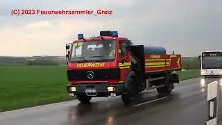 TLF 16/24 FF Langenwetzendorf + KLF-TH FF Daßlitz + GTLF 8000 FF Wildetaube