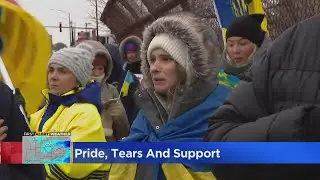 Pride, Tears, And Support At Rally For Ukraine