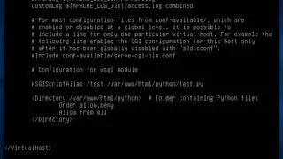 Embedding Python In Apache2 Web Service using wsgi - Linux