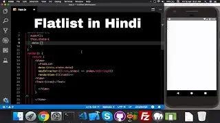 how to use Flatlist in react native || react native tutorial in hindi