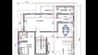 How to Indicate Cantelever Line on The Ground Floor in Revit