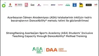 ASA Students' Inclusive Teaching Capacity through DanceAbility method Training