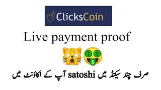 Clicks coin Live payment proof|TECH GLOBE