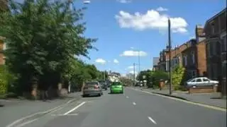 Driving Along Tudor Way, Bromyard Road & Tybridge Street, Worcester, Worcestershire, England