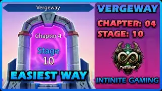 Lords Mobile Vergeway Chapter 4 Stage 10 Easiest Way | Infinite Gaming