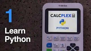 Learn Python on the TI-84 Evo #1: Your First Program