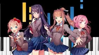 Doki Doki Literature Club! OST - Your Reality - Piano Tutorial / Piano Cover